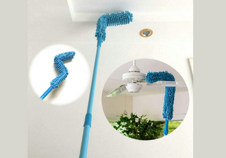 Foldable Microfiber Fan Cleaning Duster Brush