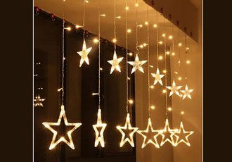 Tree Decorative Star Curtain 