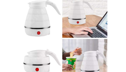 Travel Folding Electric Kettle - Fast Boiling - Food Grade Silicone