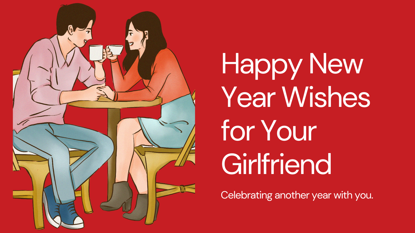 Happy New Year Wishes for Your Girlfriend