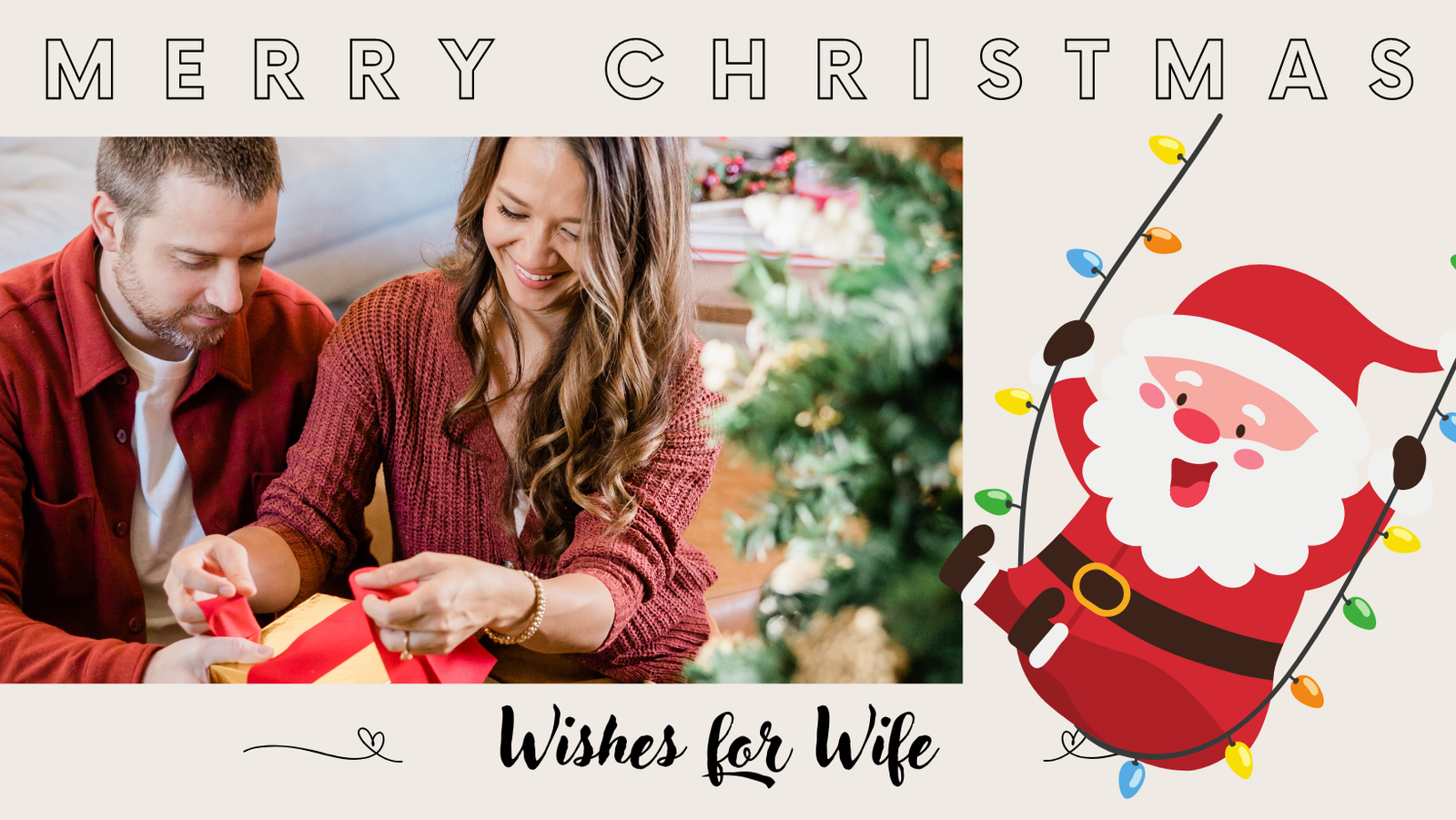 Merry Christmas Wishes For Wife