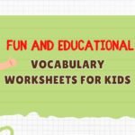 Vocabulary Worksheets for Kids