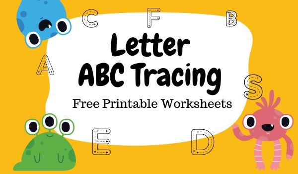 Free Educational Printable Alphabet Worksheets for Kids (26 Pages)