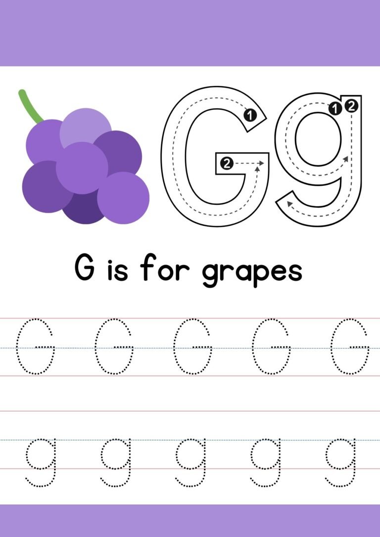 Free Letter Tracing Worksheet for Kids | Fun and Educational Alphabet ...