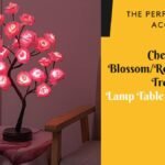 Cherry Blossom Rose Bonsai Tree Lamp Table Decoration