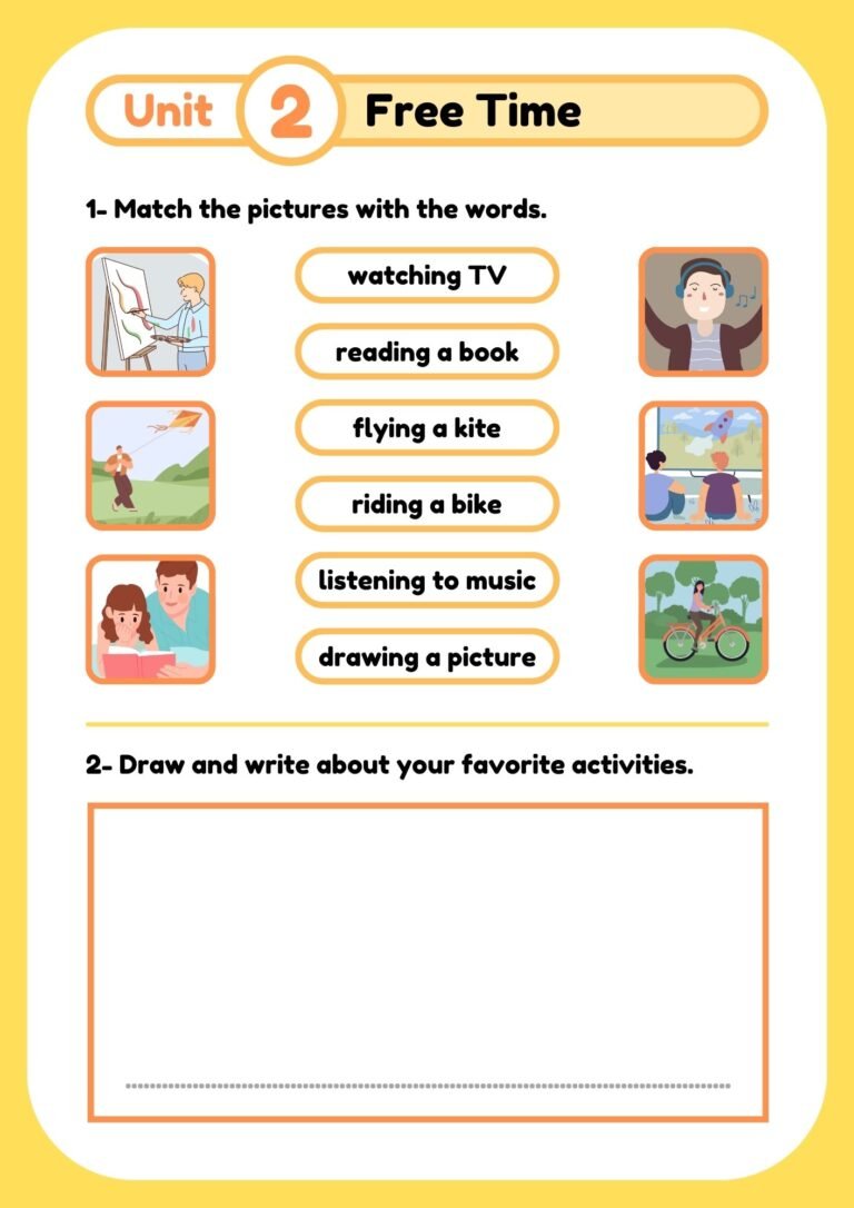Fun Worksheets for Kids: Boost Learning with Engaging Activities - Gift ...