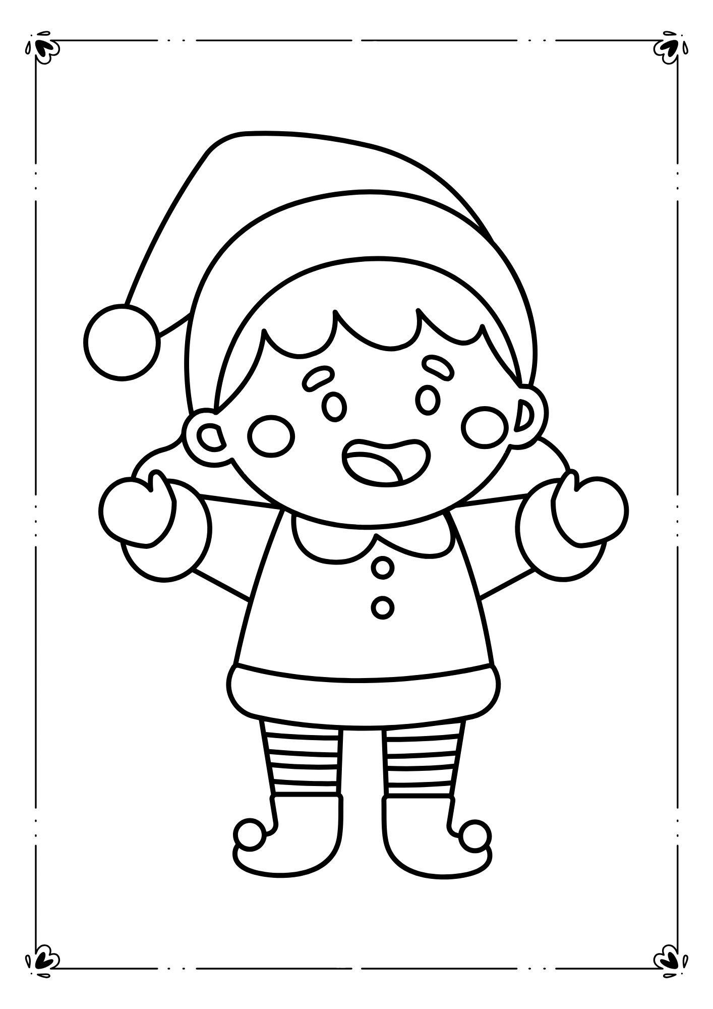 Fun Christmas Coloring Worksheet for Kids: Perfect Holiday Activity ...