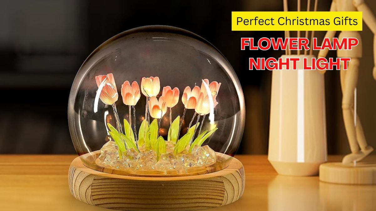 DIY Flower Lamp Night Light: Perfect Christmas and Birthday Gift for Women