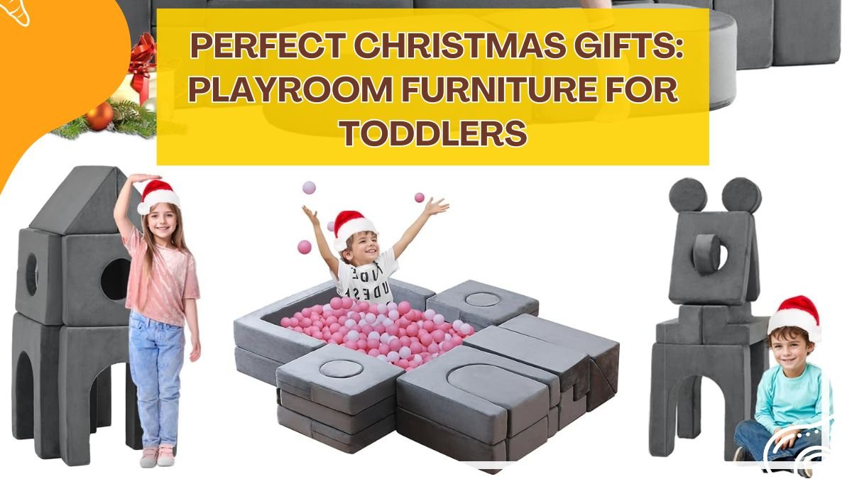 Perfect Christmas Gifts: Creativing Modular Kids Play Couch/Playroom Furniture for Toddlers