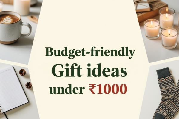 Affordable gift ideas under ₹1000 for birthdays, holidays and surprises