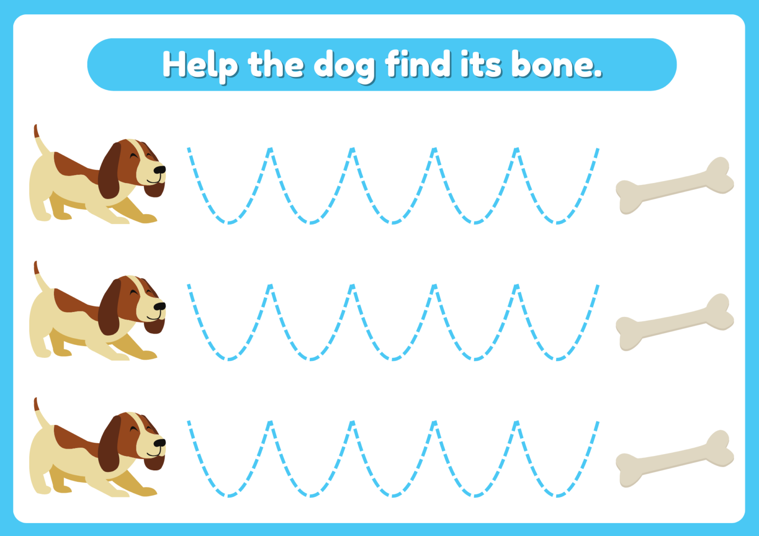 Free Tracing Handwriting Practice Worksheets for Kids & Beginners ...