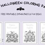 Cute Halloween Coloring Pages