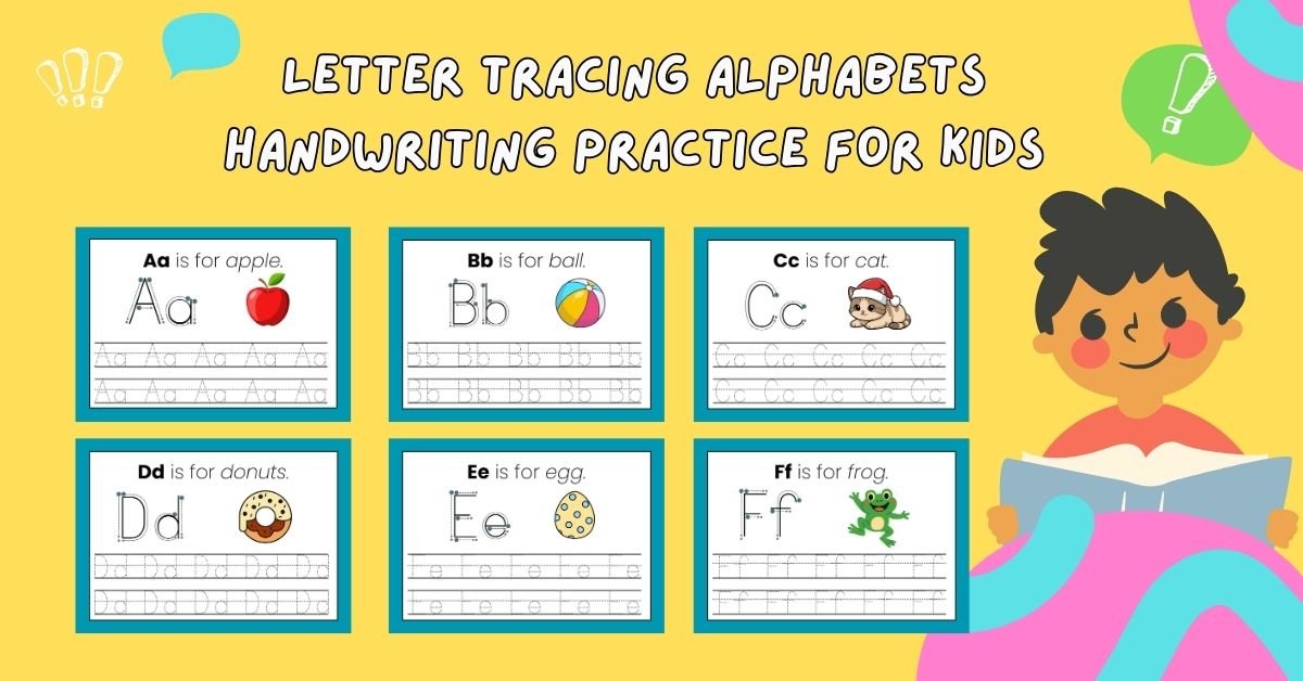 Letter Tracing Alphabets Handwriting Practice for Kids