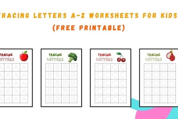 Tracing Letters A-z Worksheets for Kids